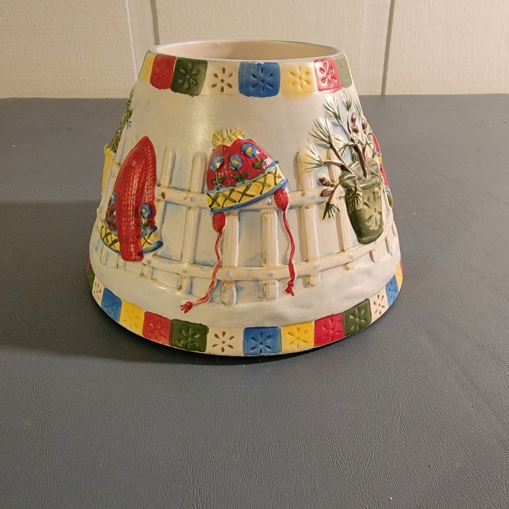 Yankee Candle Large Jar Shade Topper - Holiday Décor - Christmas Sweater Weather